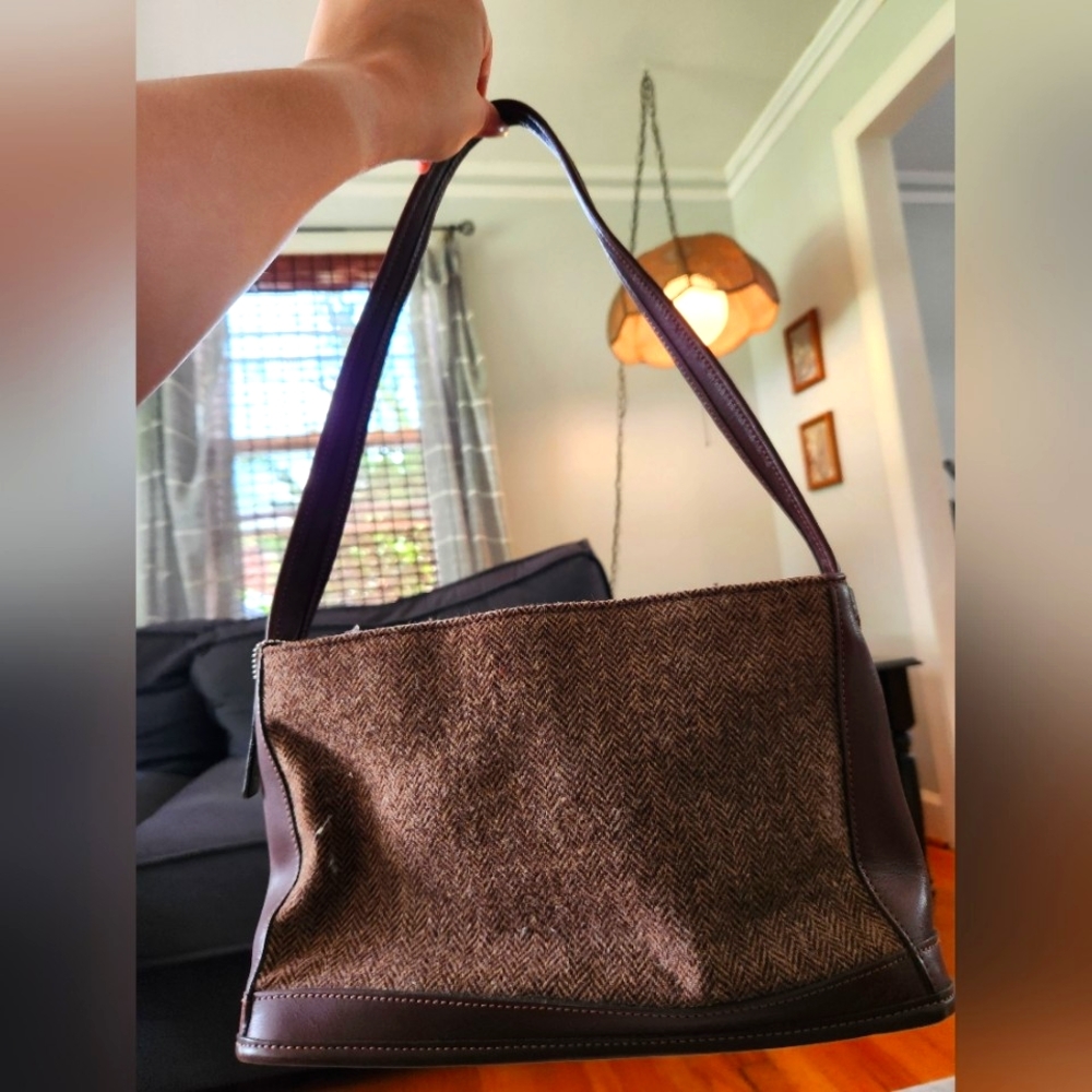 Vintage Coach Bleeker Tweed Handbag